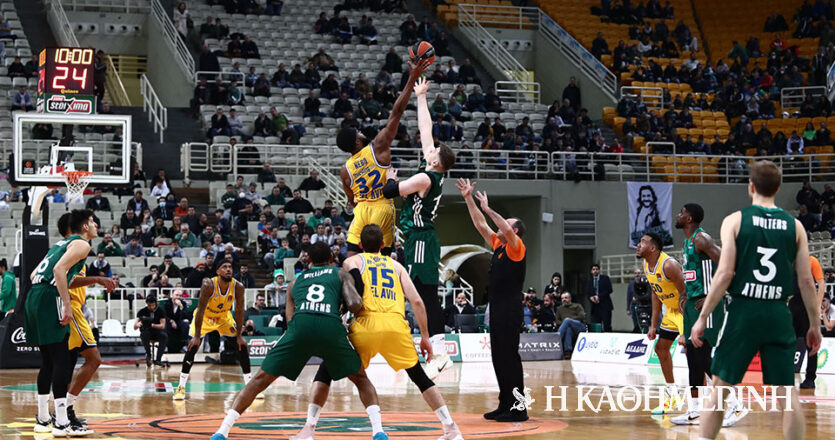 Euroleague: Ο Παναθηναϊκός επικράτησε της Μακάμπι Τελ Αβίβ με 88-86