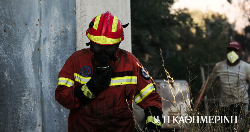 Φωτιά τώρα στη Μαυροσουβάλα Ωρωπού