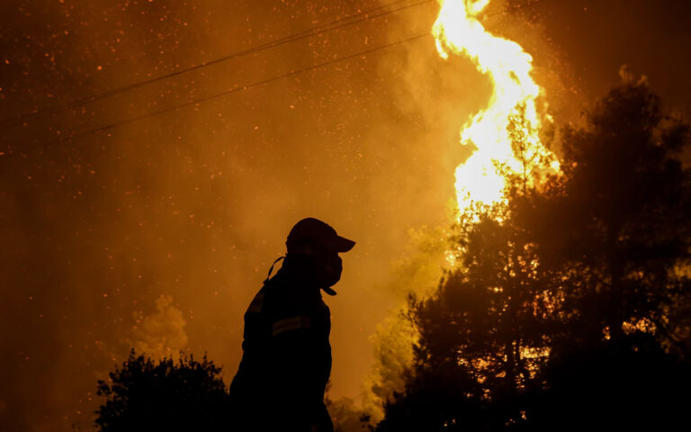 Βοιωτία: Πυρκαγιά σε δασική έκταση στα Δερβενοχώρια