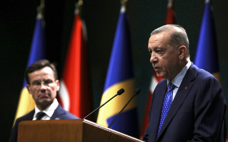 ΝΑΤΟ: Συνάντηση του Ερντογάν με τον Σουηδό πρωθυπουργό τη Δευτέρα