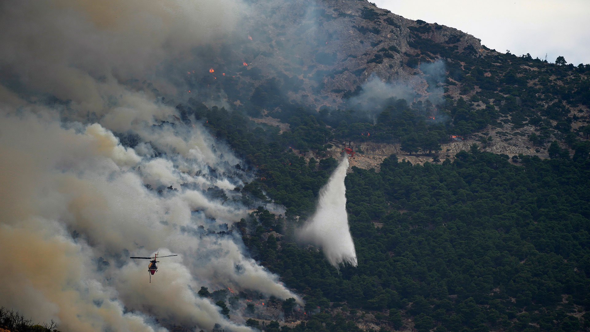 Η πύρινη λαίλαπα της Πάρνηθας σε 20 φωτογραφίες-15