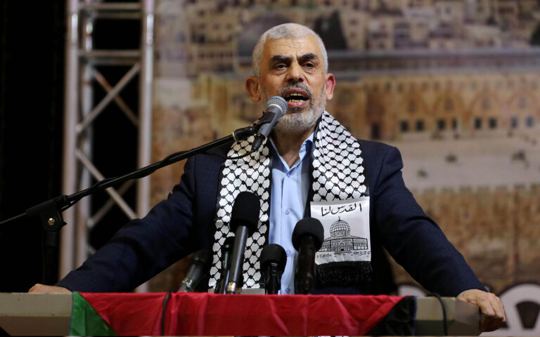 Στη λίστα τρομοκρατών της Ε.Ε ο πολιτικός ηγέτης της Χαμάς Γιαχία Σινουάρ
