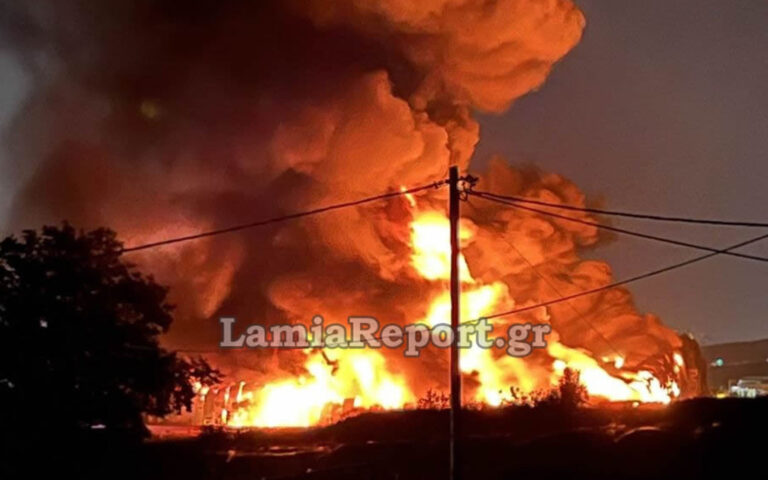 Λαμία: Εισαγγελική παραγγελία για να διερευνηθούν τα αίτια της πυρκαγιάς στο εργοστάσιο