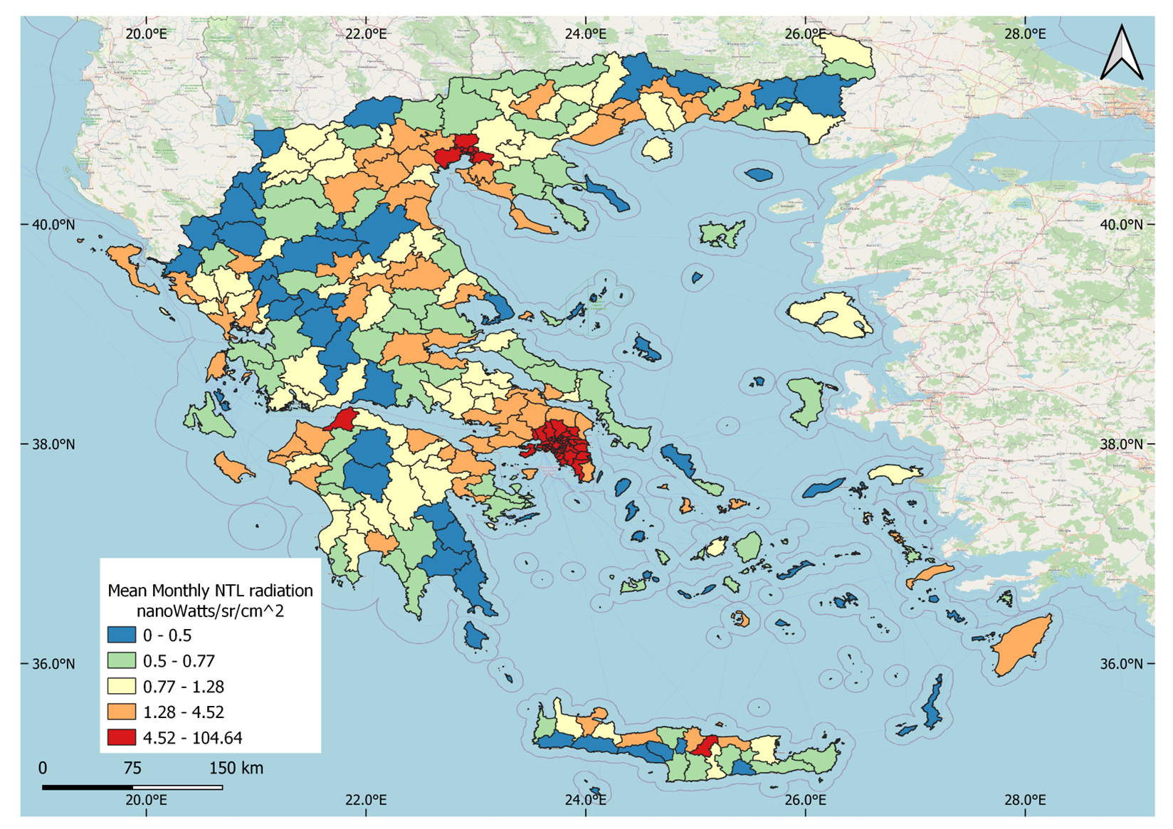 Τι αποκαλύπτουν τα νυχτερινά φώτα για την Ελλάδα-7